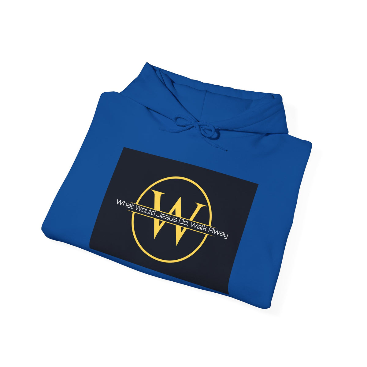 Worthy Warriors Logo Hoodie — Gold W Emblem on Black Rectangle