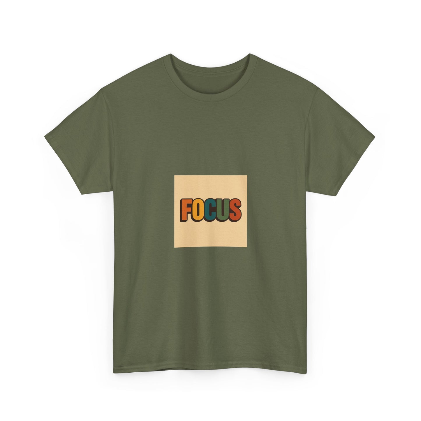 Focus Graphic Tee — Minimalist Motivational Cotton T-Shirt