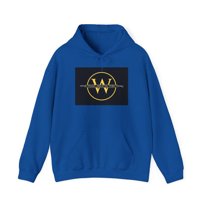 Worthy Warriors Logo Hoodie — Gold W Emblem on Black Rectangle
