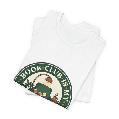 Book Club Is My Love Language Tee | Bookish, Cozy Reading, Library Aesthetic