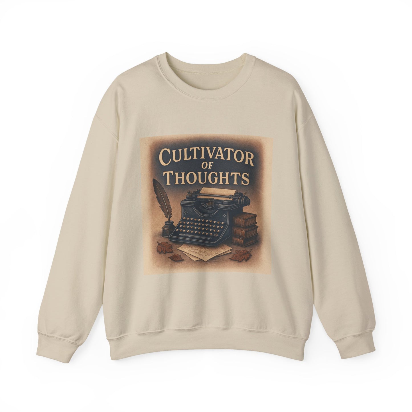 Cultivator of Thoughts Sweatshirt - Typewriter Writer Crewneck