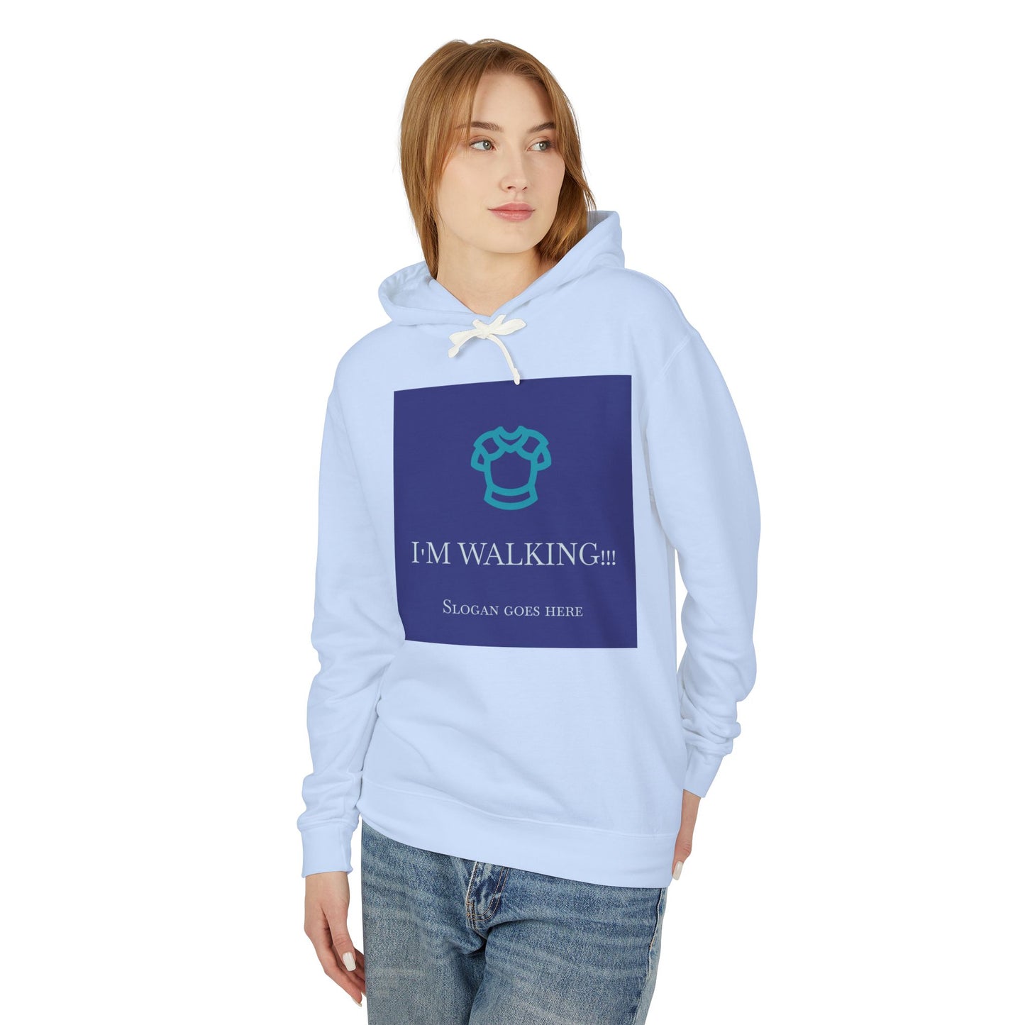 Walkathon Hoodie — "I'M WALKING!!!" Charity Event Sweatshirt