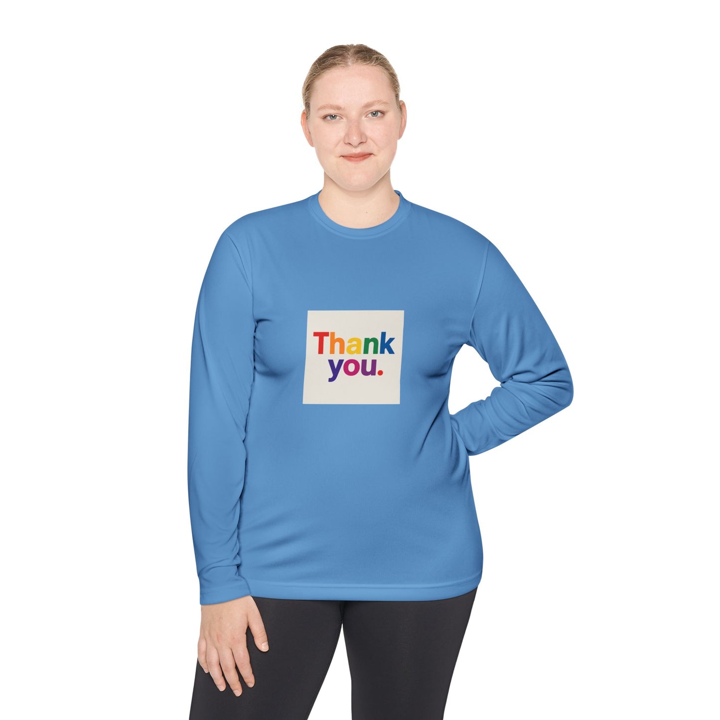 Thank You Rainbow Long Sleeve Tee