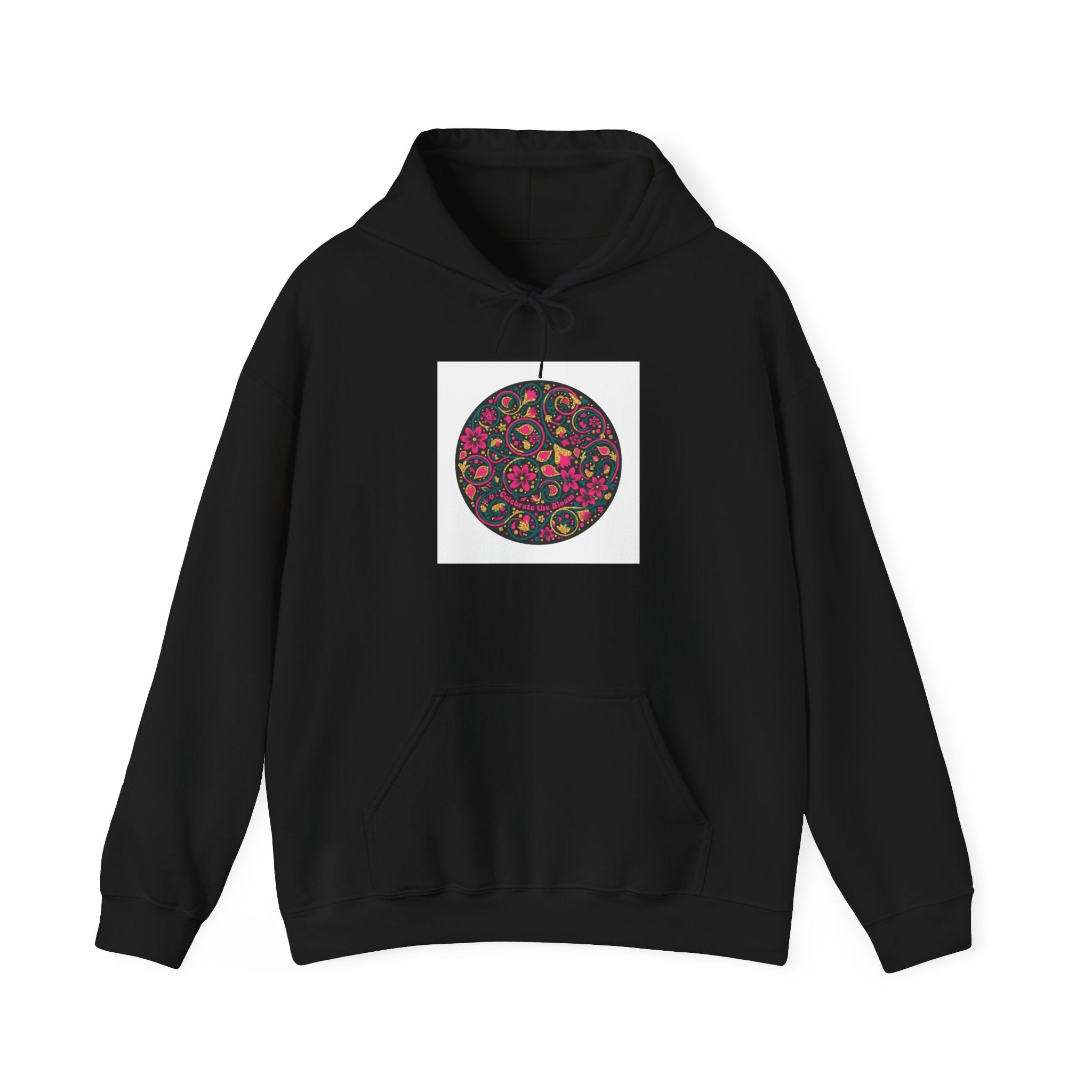 Disco Floral Paisley Hoodie | 70s Revival Maximalist Boho