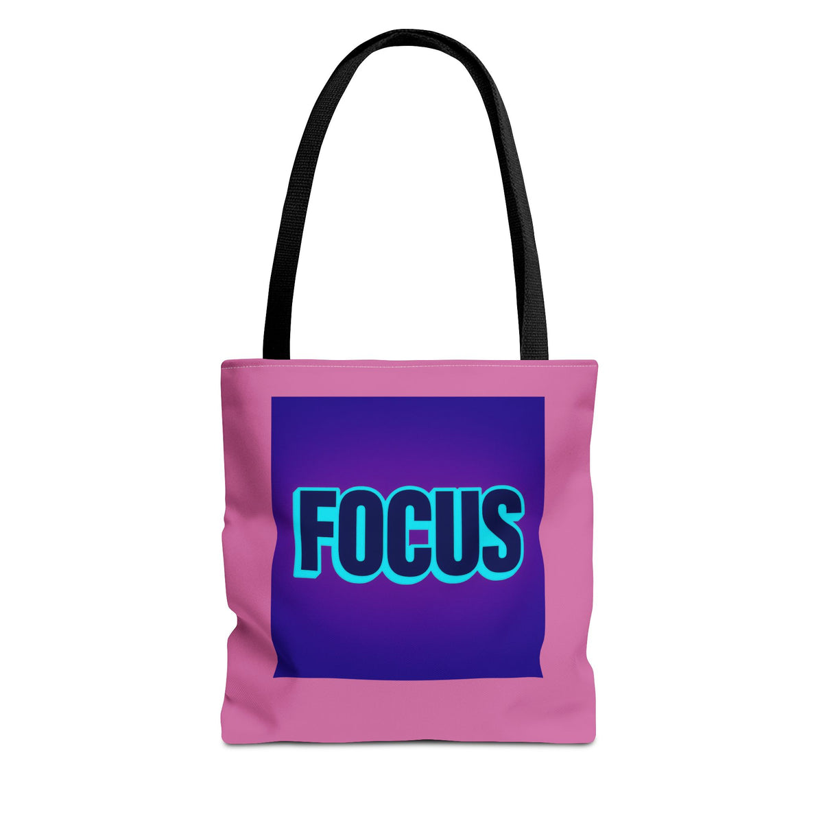 Focus Tote Bag — Motivational Pink Everyday Shopper