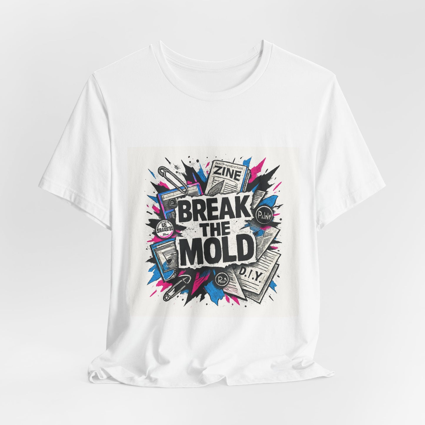 Break the Mold T‑Shirt — Graphic DIY Punk Pop Art Tee