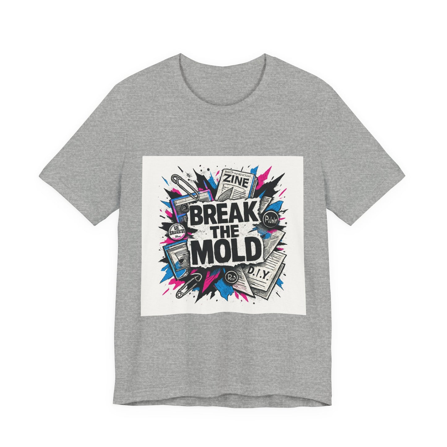 Break the Mold T‑Shirt — Graphic DIY Punk Pop Art Tee