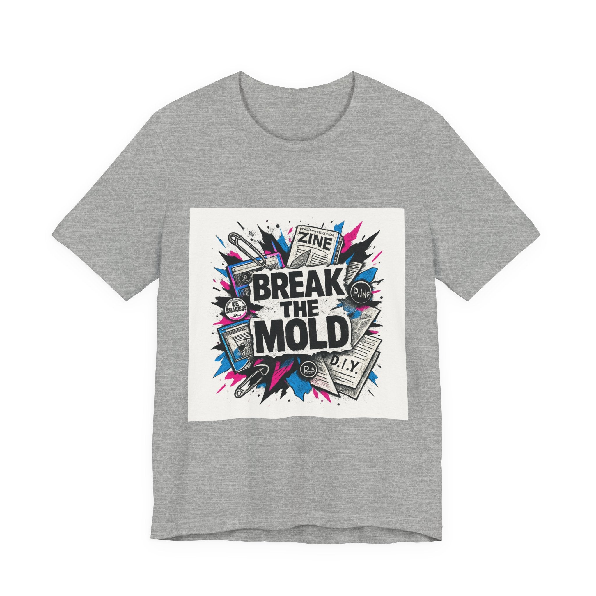 Break the Mold T‑Shirt — Graphic DIY Punk Pop Art Tee