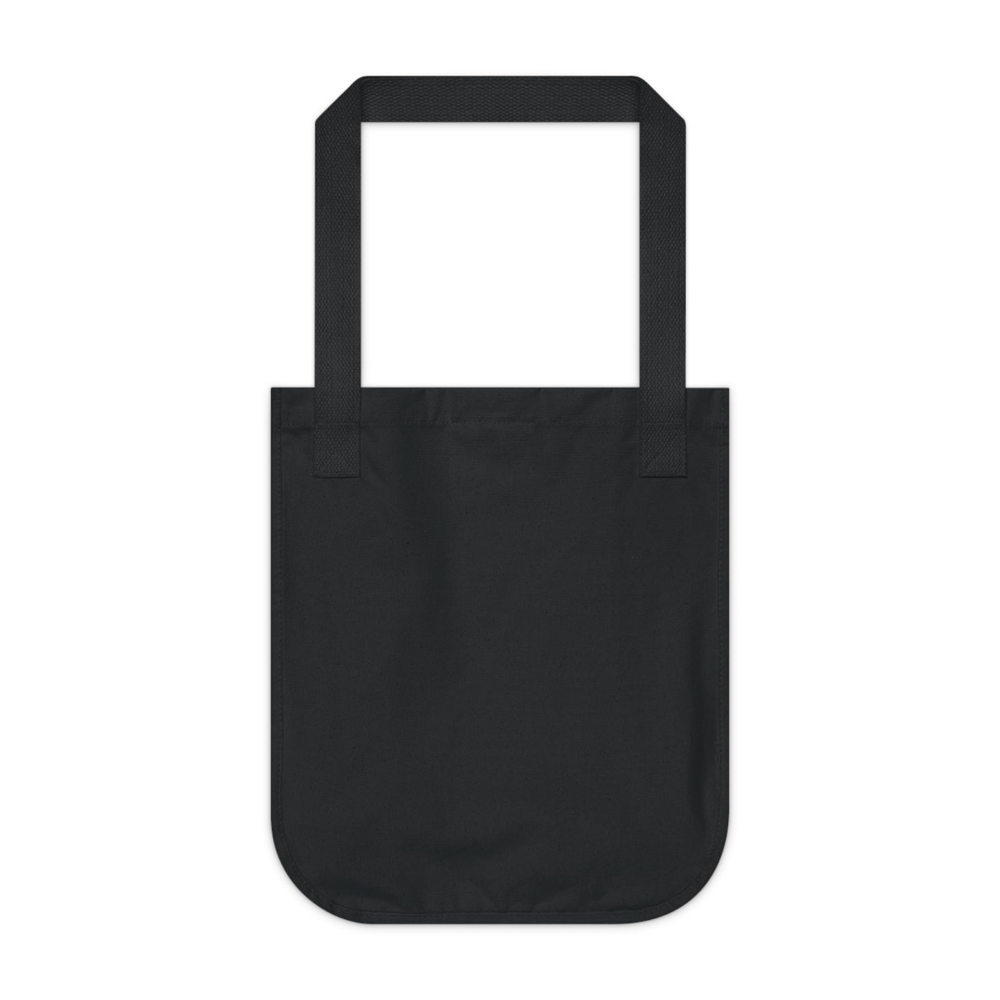 Quiet Square Canvas Tote — Minimalist Organic Grocery & Book Bag
