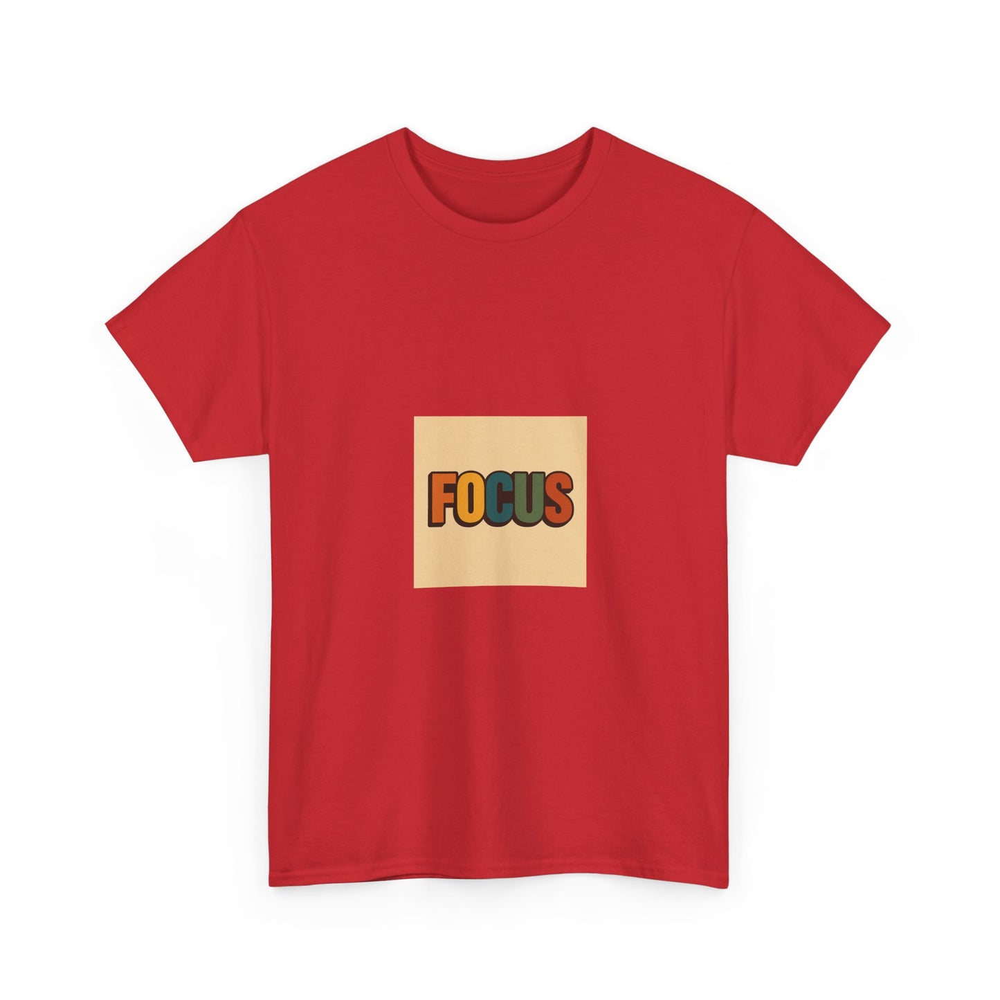 Focus Graphic Tee — Minimalist Motivational Cotton T-Shirt