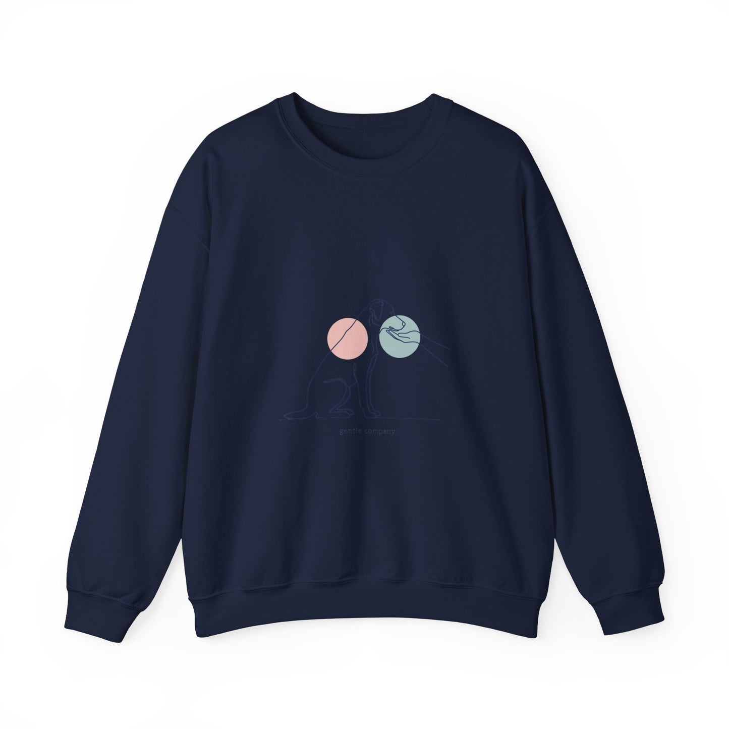 Minimal One-Line Dog Outline Sweatshirt | Minimal Pet Art, Pet Outline Design