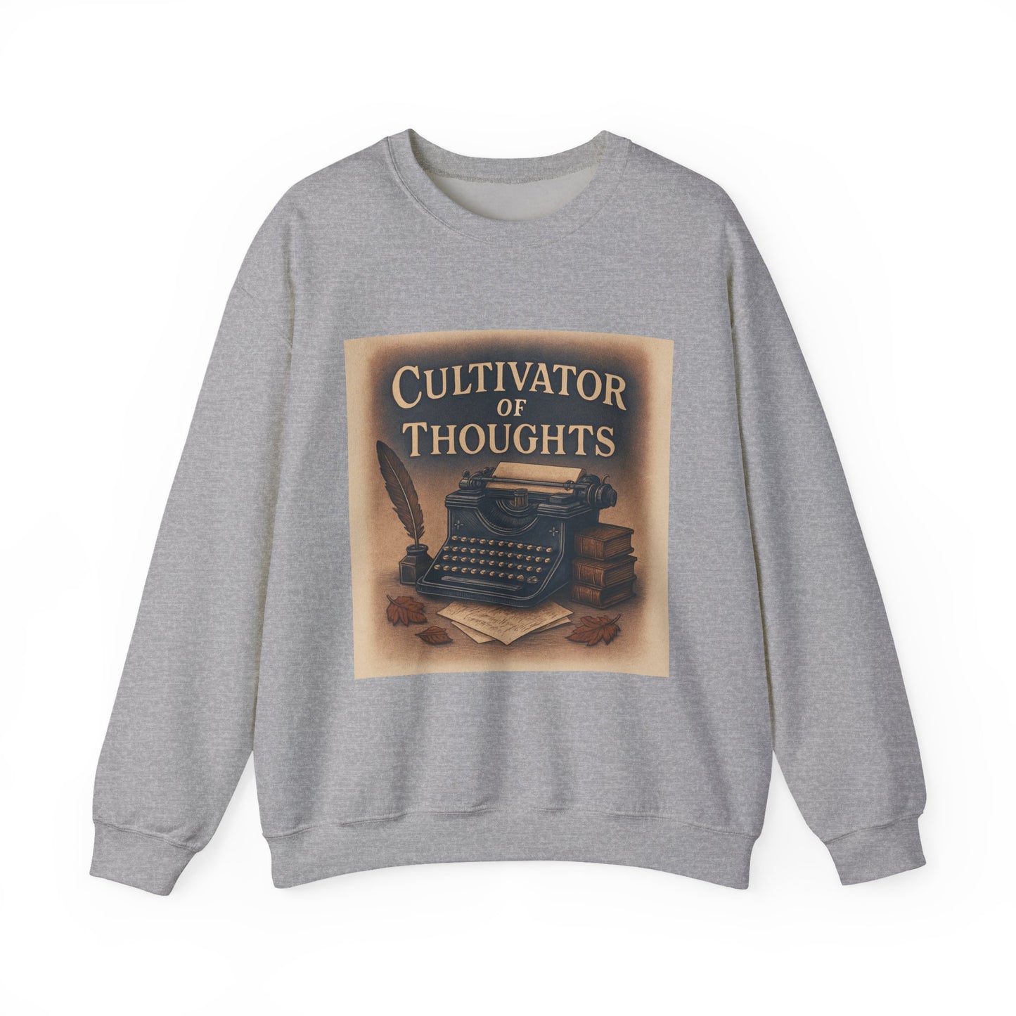 Cultivator of Thoughts Sweatshirt - Typewriter Writer Crewneck