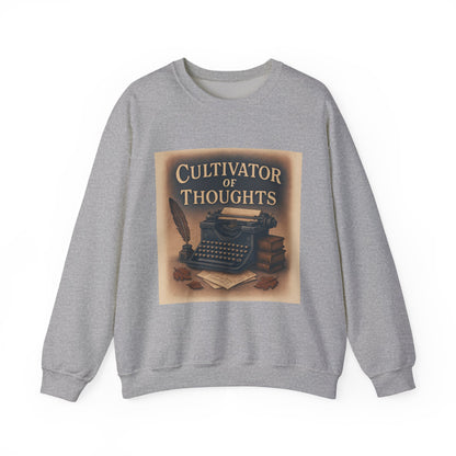 Cultivator of Thoughts Sweatshirt - Typewriter Writer Crewneck