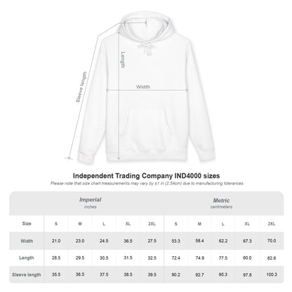 Hoodie — "No Reaction Is A Reaction" Rainbow Statement Pullover
