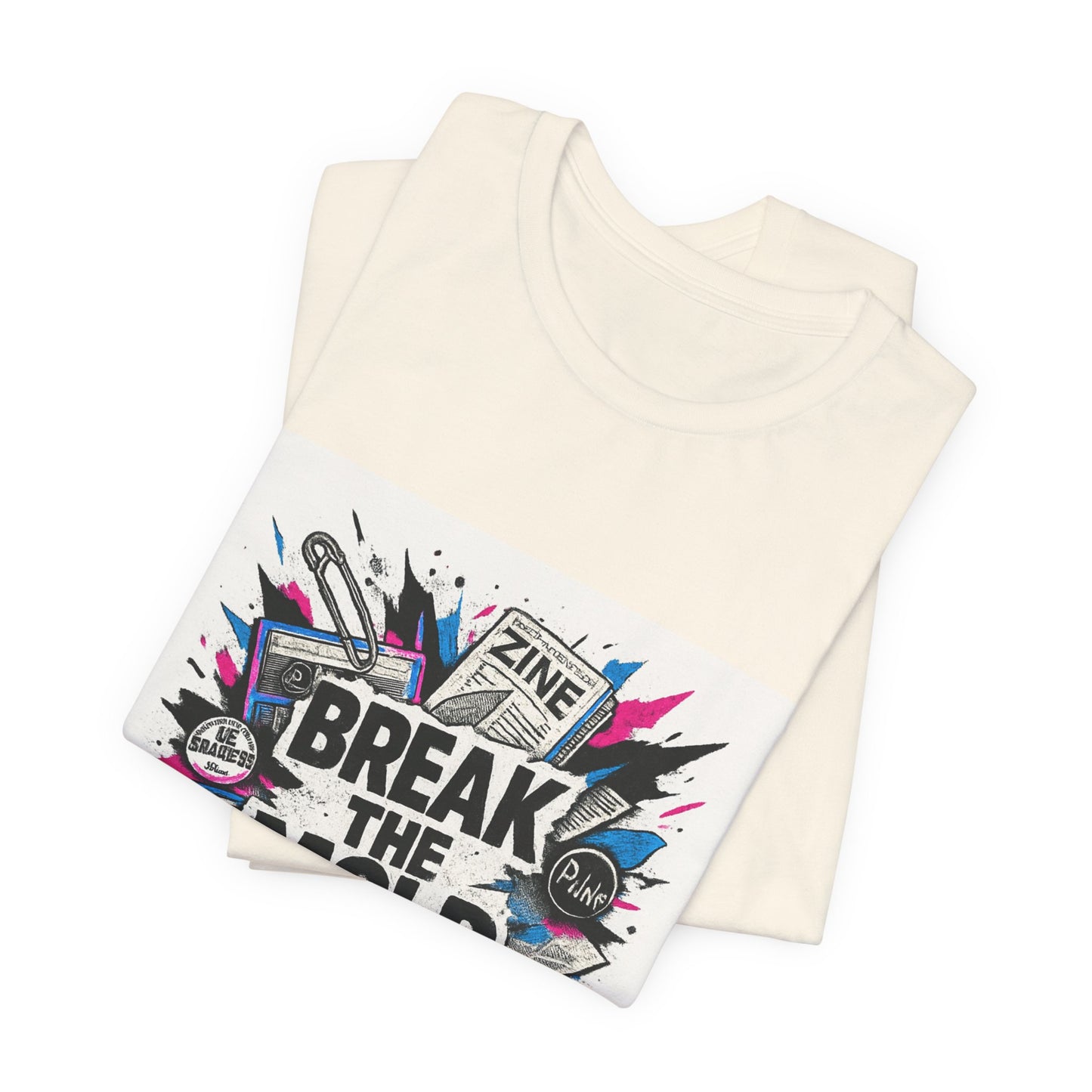 Break the Mold T‑Shirt — Graphic DIY Punk Pop Art Tee