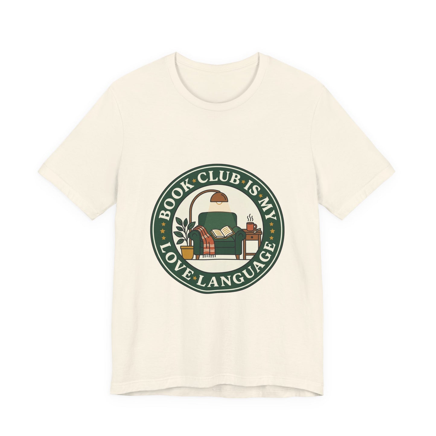 Book Club Is My Love Language Tee | Bookish, Cozy Reading, Library Aesthetic