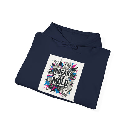 Break the Mold Graphic Hoodie – Motivational Streetwear Pullover