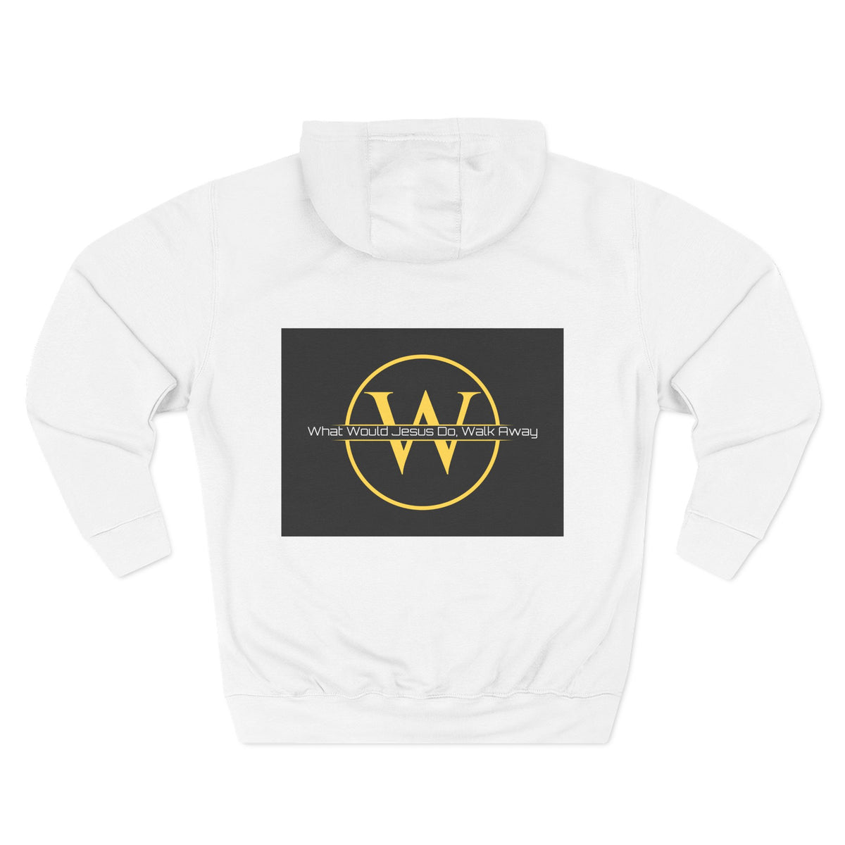 Three-Panel Fleece Hoodie
