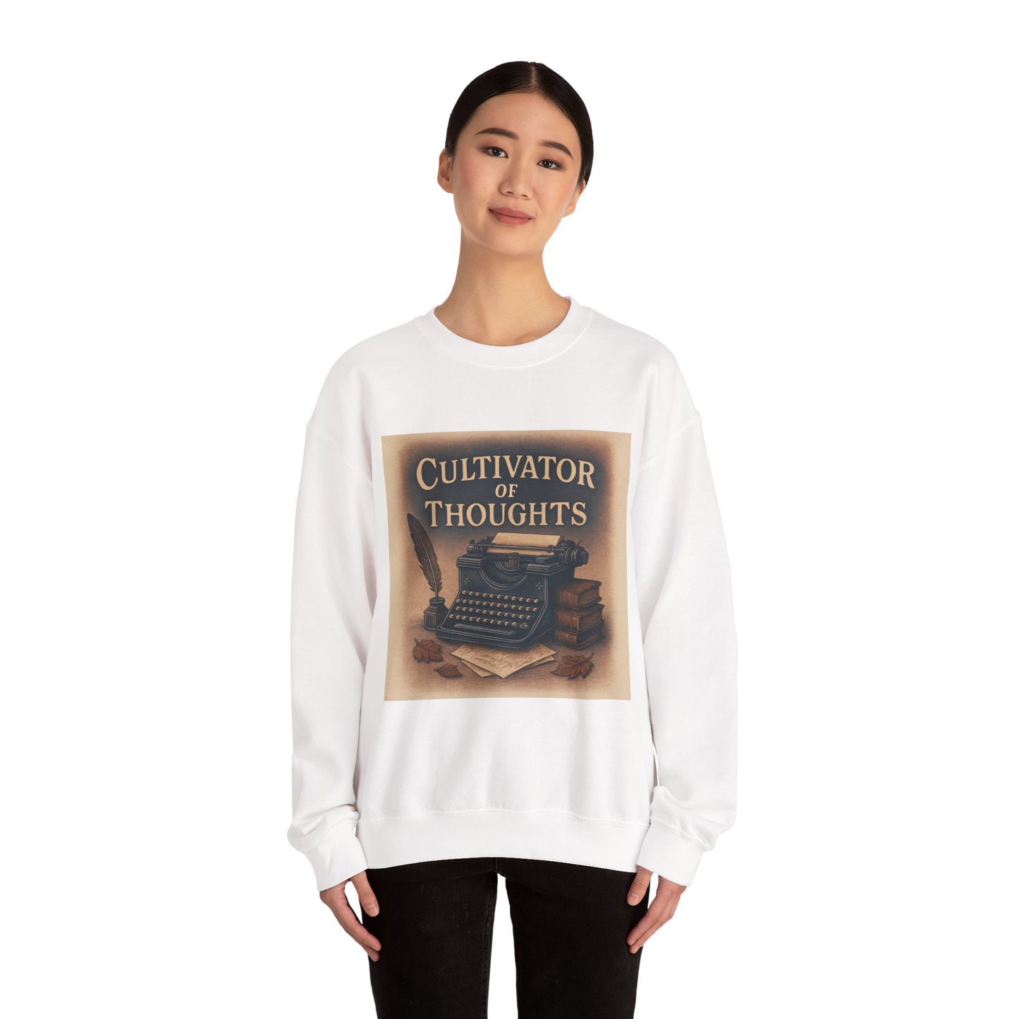 Cultivator of Thoughts Sweatshirt - Typewriter Writer Crewneck