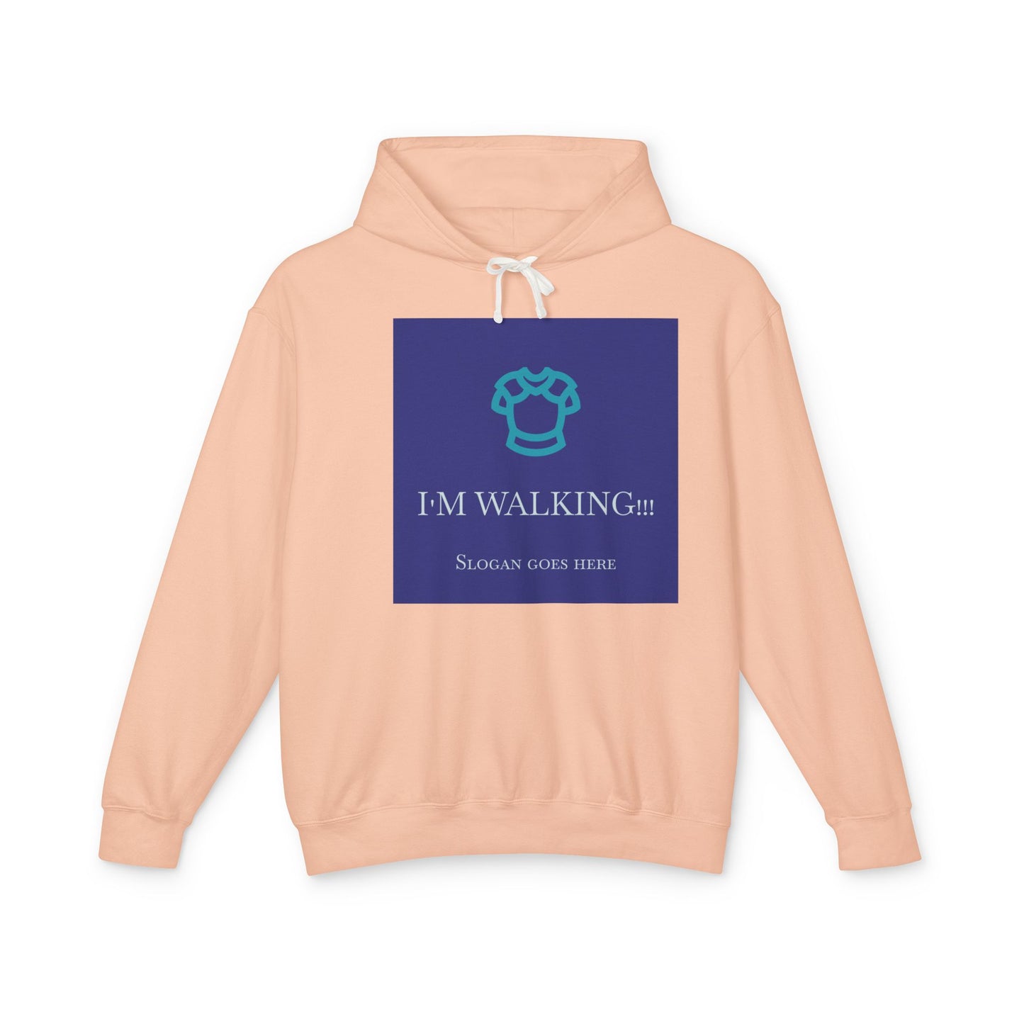 Walkathon Hoodie — "I'M WALKING!!!" Charity Event Sweatshirt