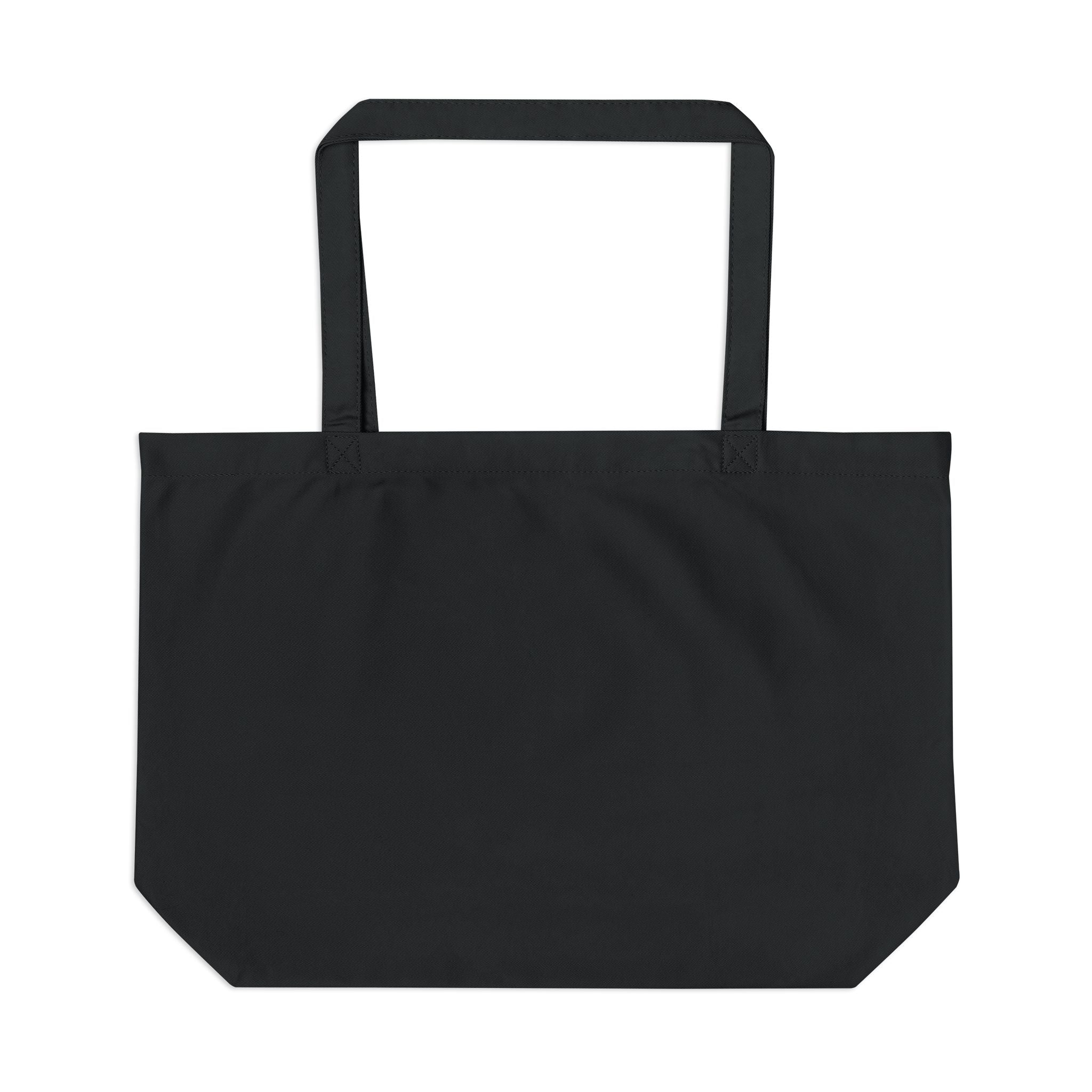 Gym Is The New High School Large Eco Tote — Retro Motivational Fitness Canvas Bag