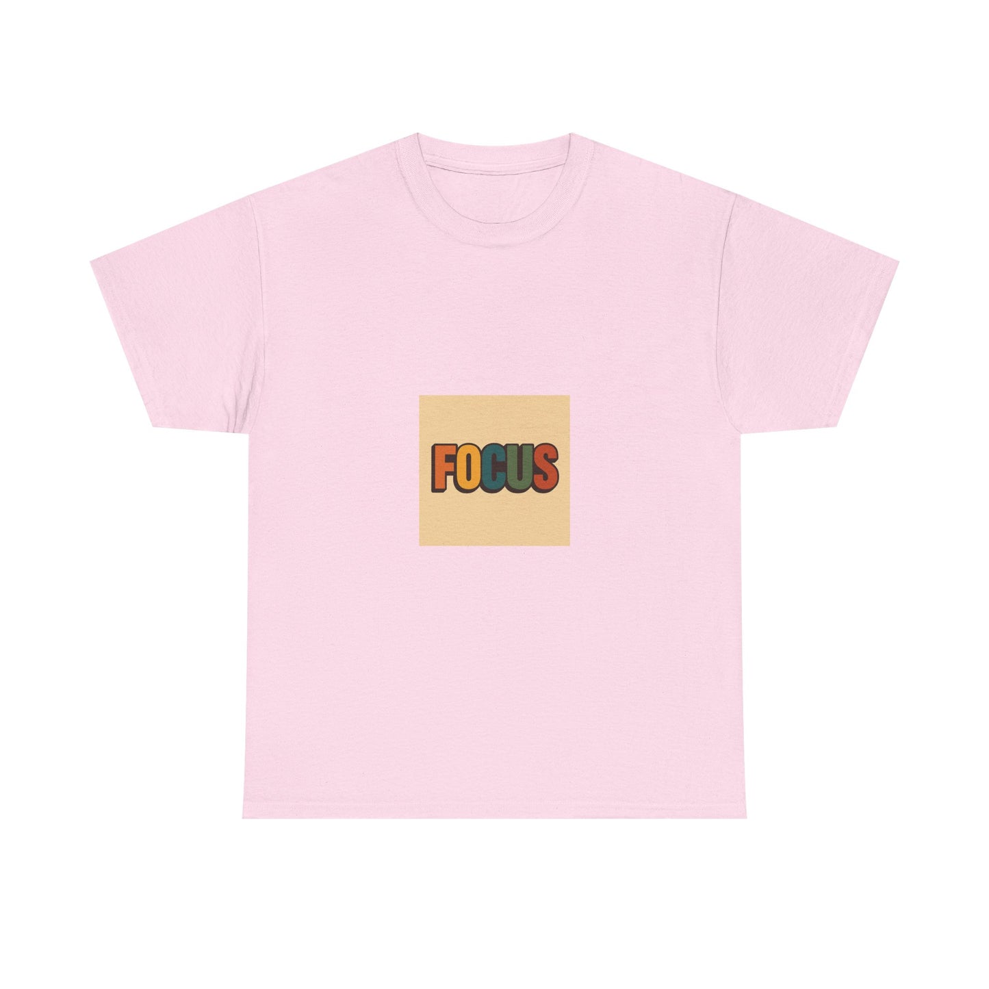 Focus Graphic Tee — Minimalist Motivational Cotton T-Shirt