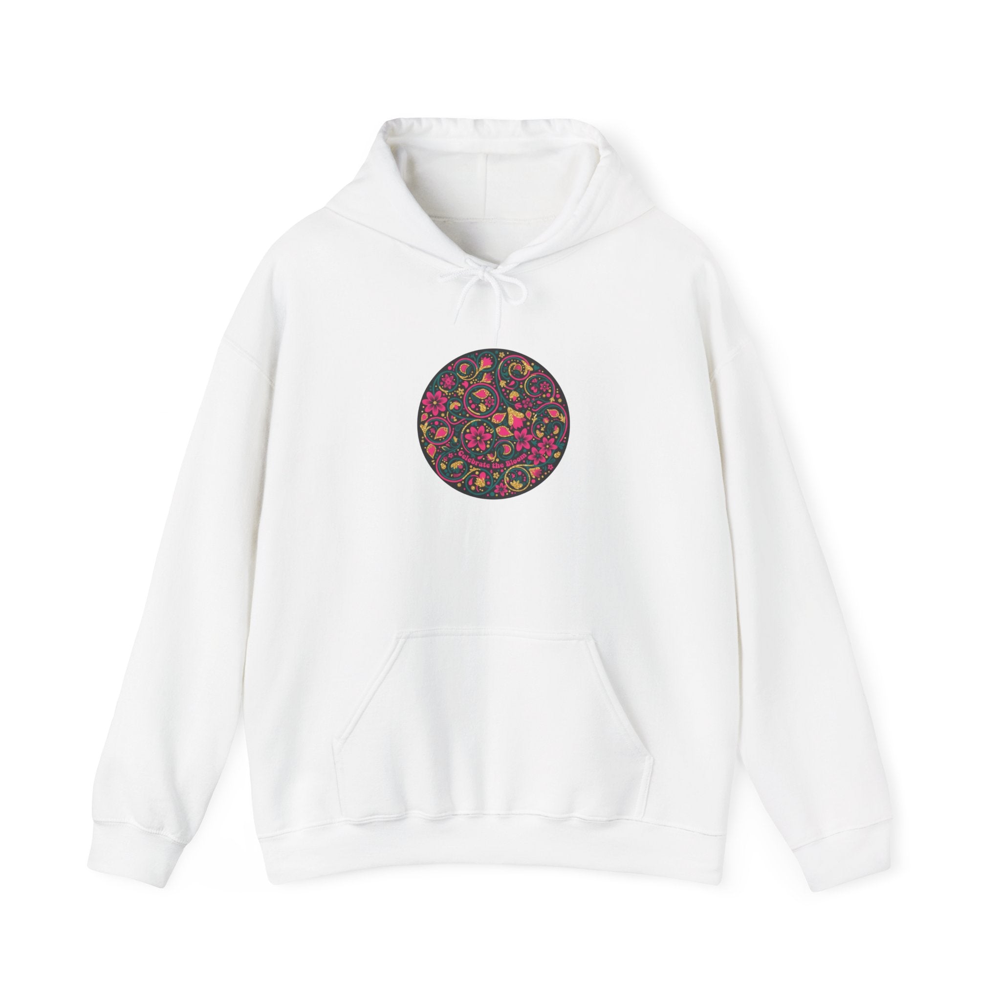 Disco Floral Paisley Hoodie | 70s Revival Maximalist Boho