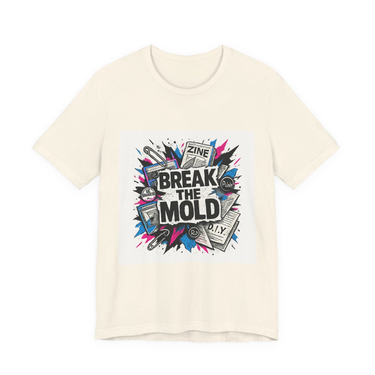 Break the Mold T‑Shirt — Graphic DIY Punk Pop Art Tee