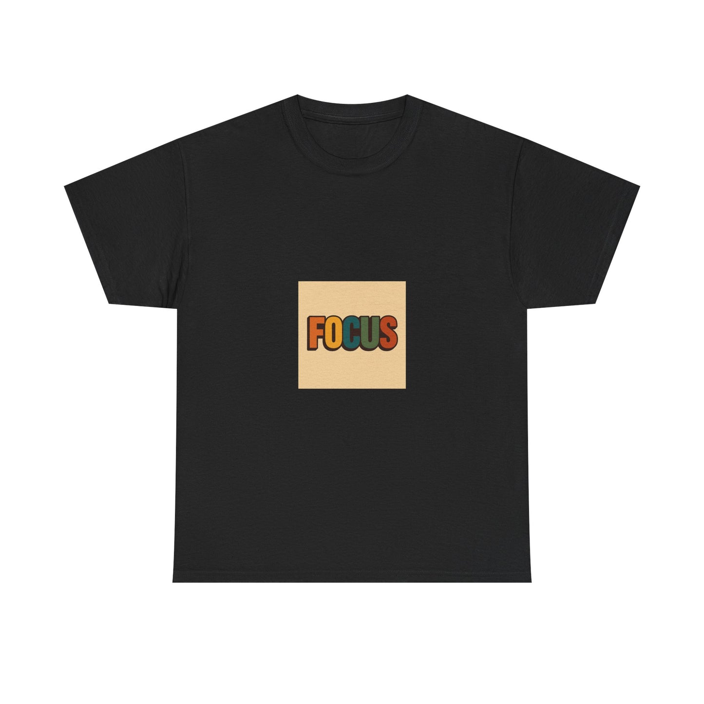 Focus Graphic Tee — Minimalist Motivational Cotton T-Shirt
