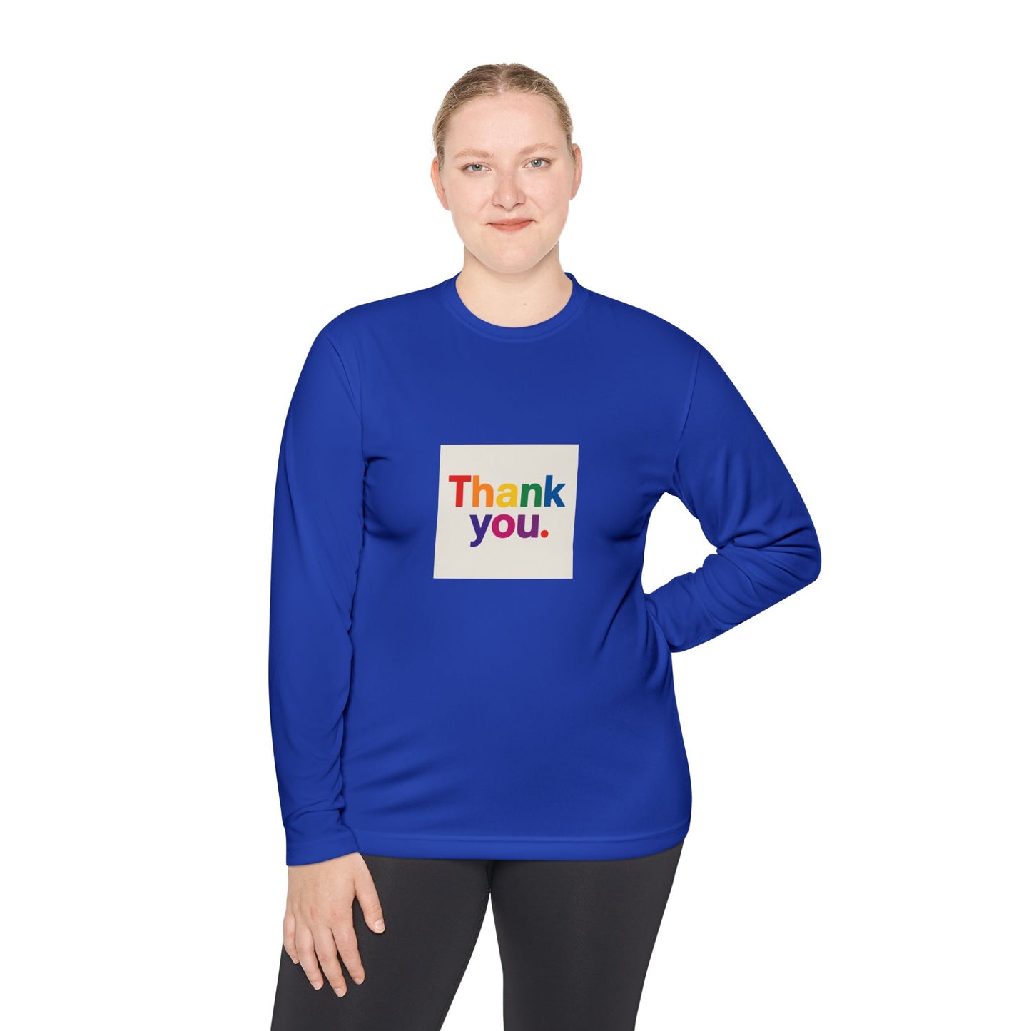 Thank You Rainbow Long Sleeve Tee