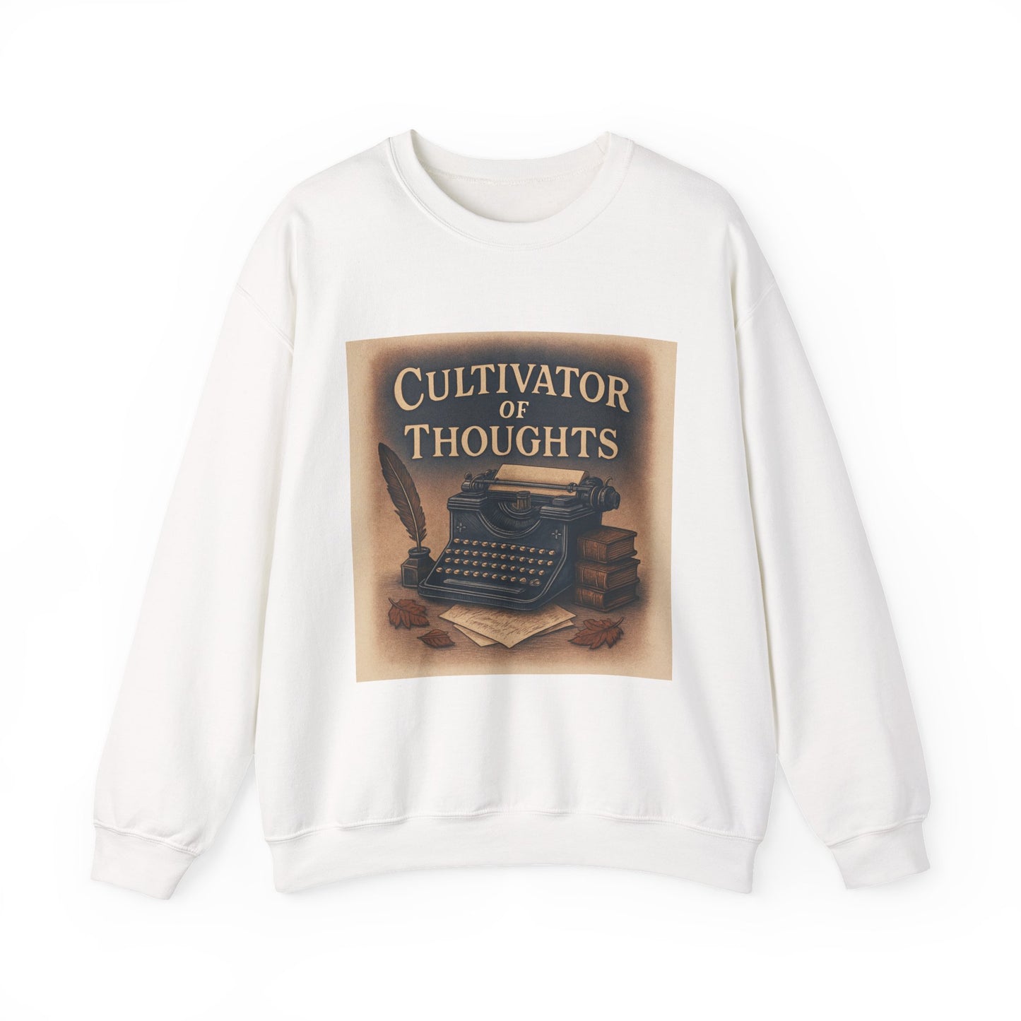 Cultivator of Thoughts Sweatshirt - Typewriter Writer Crewneck
