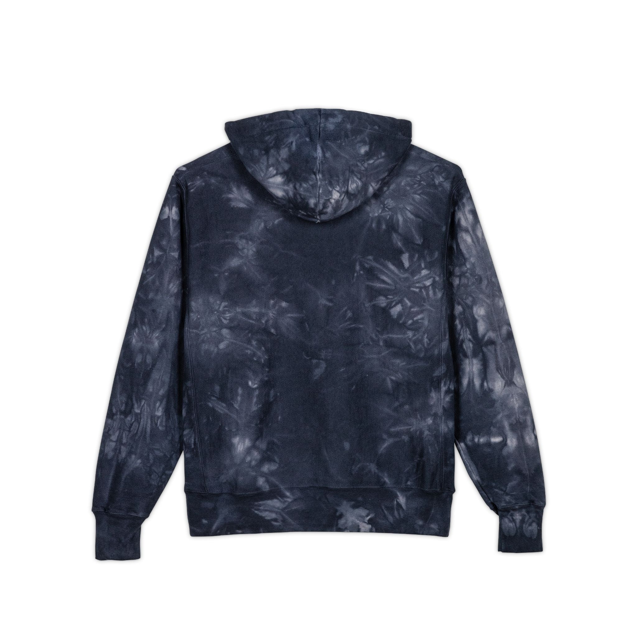 Tie-Dye Embroidered 'Star' Hoodie — Champion Style