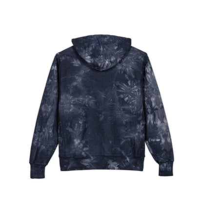 Tie-Dye Embroidered 'Star' Hoodie — Champion Style